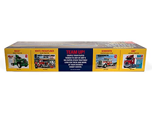 AMT Fruehauf Plated Tanker Trailer (Sunoco) 1:25 Scale Model Kit