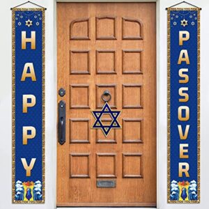 rainlemon happy passover porch banner jewish pesach banner decoration for front door window indoor outdoor decor