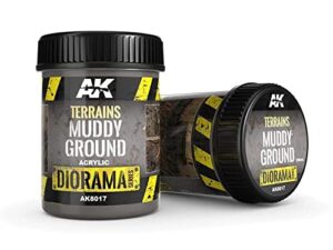 aki diorama effects – muddy ground terrain 250ml