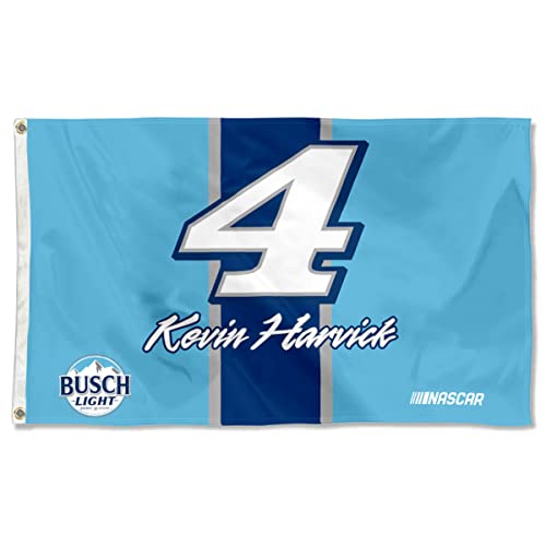 Bayyon Stewarts Racing Kevin Harvick #4 Flag 3x5Feet for Car Fans with Brass Grommets