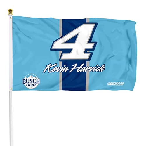 Bayyon Stewarts Racing Kevin Harvick #4 Flag 3x5Feet for Car Fans with Brass Grommets