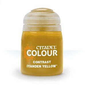 citadel contrast paint: iyanden yellow (18ml)
