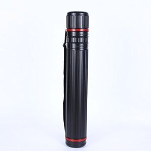lupro lpat-004 expanddable art carrying tube with strap (black, d10cmxl65-110cm)
