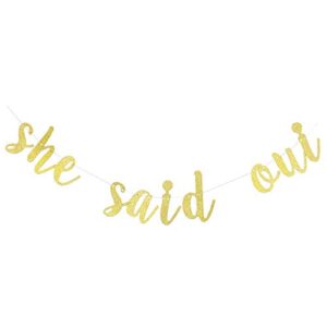 she said oui banner paris themed bachelorette party decorations bride to be banner she said yes banner, engagement/bridal shower/wedding decorations