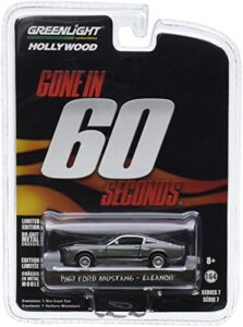 greenlight 44742 gone in 60 sixty seconds (2000) “eleanor” 1967 ford mustang shelby gt500 1/64 scale