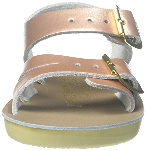 Saltwater by Hoy Baby-Girl's Sun-San Sea Wee-K Flat Sandal, Rose Gold, 2 M US Infant