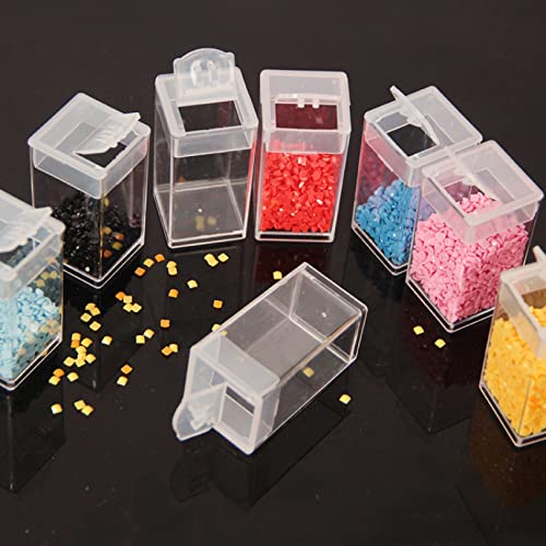 Bulk Diamond Painting Storage Container, Plastic Bottles Sequins Crafts Storage Organizer for Crystal Beads Studs