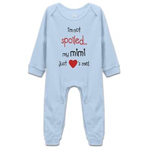 i’m not spoiled my mimi just loves me baby bodysuit onesie cotton infant romper unisex toddler outfits