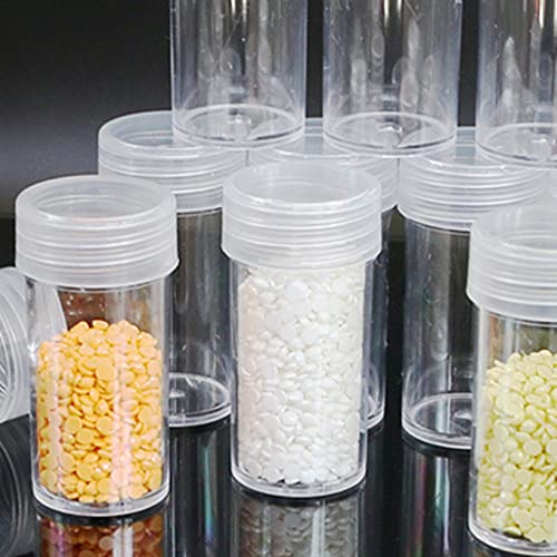 Diamond Painting Storage Bottles Bulk, Multipurpose Beads Container Transparent Diamond Art Accessories for Studs