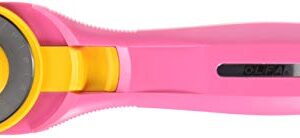 Olfa Splash Rotary Cutter 45mm Fairy Floss Pink