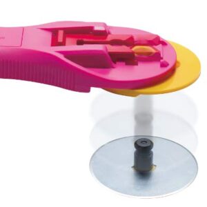 Olfa Splash Rotary Cutter 45mm Fairy Floss Pink