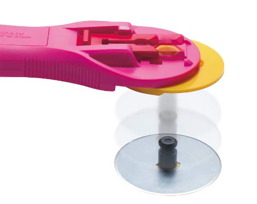 Olfa Splash Rotary Cutter 45mm Fairy Floss Pink