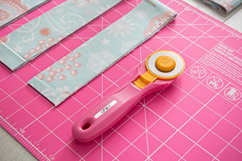 Olfa Splash Rotary Cutter 45mm Fairy Floss Pink