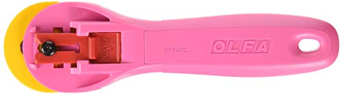 Olfa Splash Rotary Cutter 45mm Fairy Floss Pink