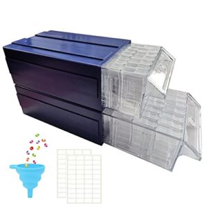 5d diamond painting storage drawer, 35-140 grids detachable storage box for beads buttons studs nail art rhinestones