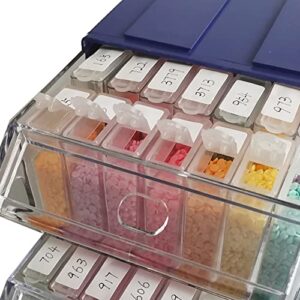 5D Diamond Painting Storage Drawer, 35-140 Grids Detachable Storage Box for Beads Buttons Studs Nail Art Rhinestones