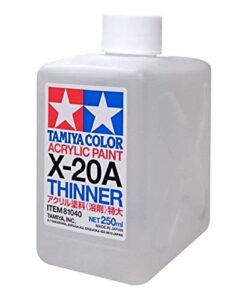 tamiya 81040 x-20ael acrylic solvent 250ml – 250ml / 8.45 fl.oz