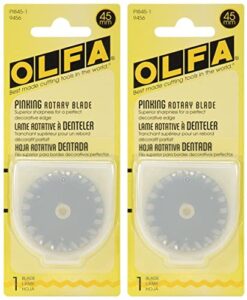 olfa rotary blade refill 45mm pinking pib45-1 (2-pack)