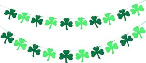 st patricks day decorations shamrock banner decor garland st. patrick’s day party supplies