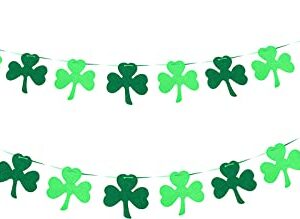 St Patricks Day Decorations Shamrock banner Decor Garland St. Patrick's Day Party Supplies