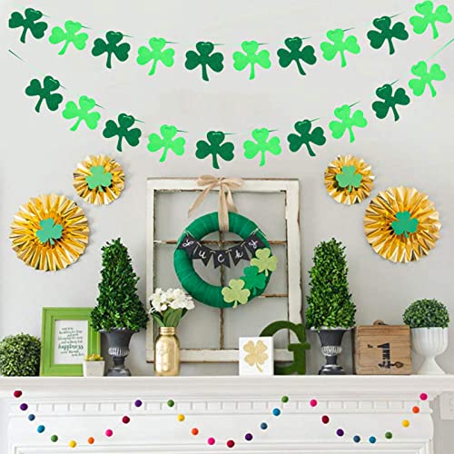St Patricks Day Decorations Shamrock banner Decor Garland St. Patrick's Day Party Supplies
