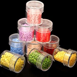 transparent diamond painting bottles, bulk storage bottles beads organizers for beads seeds nail art rhinestones