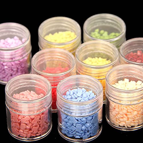 Transparent Diamond Painting Bottles, Bulk Storage Bottles Beads Organizers for Beads Seeds Nail Art Rhinestones