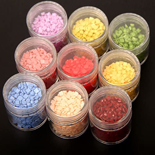 Transparent Diamond Painting Bottles, Bulk Storage Bottles Beads Organizers for Beads Seeds Nail Art Rhinestones