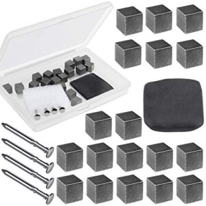 ruisita 3.5 ounces tungsten weight cubes tungsten putty weights polished axles kit car incremental weights grooved axles compatible with your car