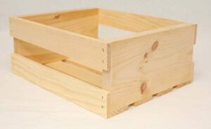 gmi® made in usa! small wood stackable crates-4pk! great for storing those smaller items or using in drawers!