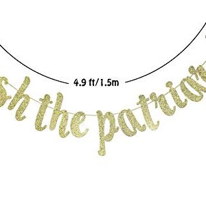 Smash The Patriarchy Banner Bunting Sign for Feminist Girl Power Party Decorations Women's Rights Decor Girl Power Props Gold Glitter