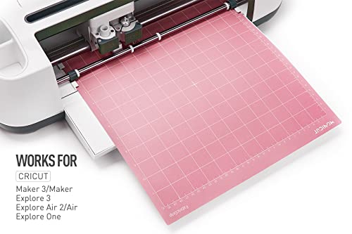 Monicut 2 Pcs Fabricgrip Cutting Mat for Cricut Maker 3/Maker/Explore 3/Air 2/Air/One 12"x12" Replacement Cutting Mats for Cricut Cutting Mats for DIY Projects