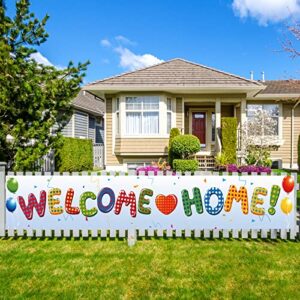 labakita welcome home banner housewarming, welcome home decorations for hospital/military/navy/marine corps/marine boot-camp/army/national guard/air force, welcome home sign