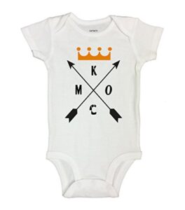 little royaltee shirts cute kids kansas city onesie kcmo arrow trendy 3-6 months, white