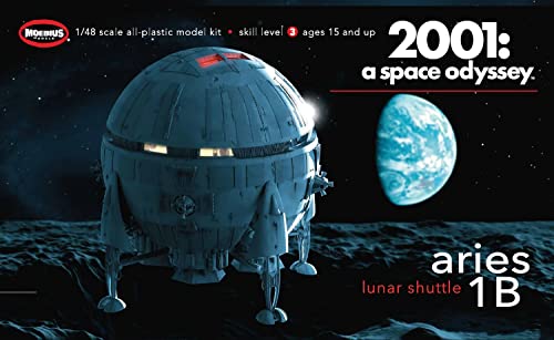 2001: A Space Odyssey Aries-1B Lunar Carrier 1/48 Scale Model Kit