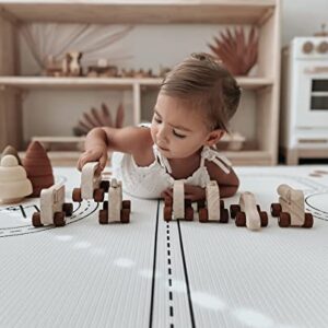 Ofie mat by Little Bot, Baby Play mat (Stripe + Country Road Nordic)