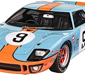 Revell Vell 07696 Ford GT 40 Le Mans 1968 Limited Edition Model Kit 1:24 Scale, Unvarnished