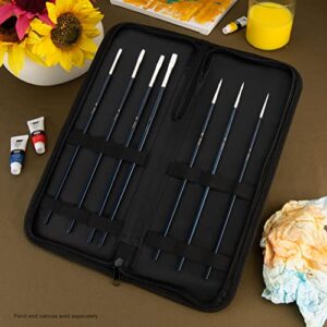 Royal & Langnickel Keep N' Carry Brush Carrier, Long Handle - Includes 7 Starter Brushes, 8pc
