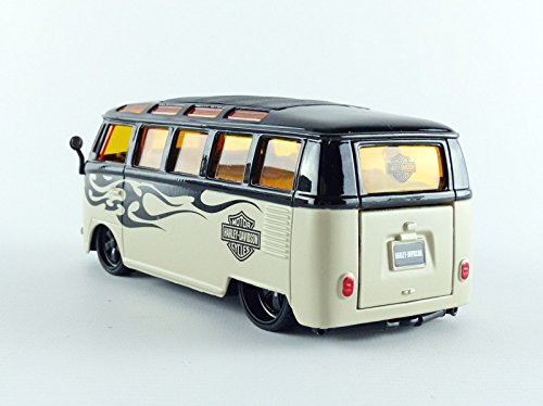 Maisto Harley-Davidson Volkswagen Samba Van Diecast Vehicle (1:25 Scale)