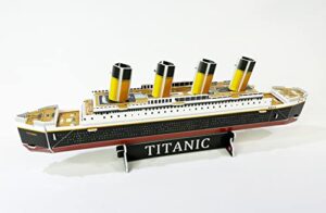brick loot titanic 3d puzzles for adults christmas arts crafts for men women rms model kits, fun and challenging, watercraft great gifts for dad family puzzle night cruise desk decor couples gifts