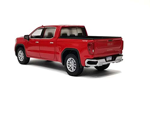 2019 Sierra 1500 SLT Crew Cab Pickup Truck Red 1/24-1/27 Diecast Model Car by Motormax 79361