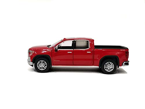 2019 Sierra 1500 SLT Crew Cab Pickup Truck Red 1/24-1/27 Diecast Model Car by Motormax 79361