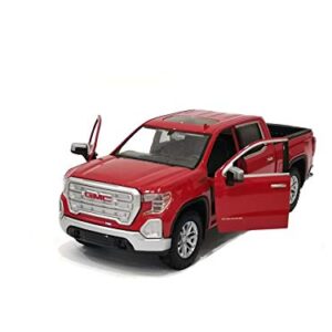 2019 Sierra 1500 SLT Crew Cab Pickup Truck Red 1/24-1/27 Diecast Model Car by Motormax 79361