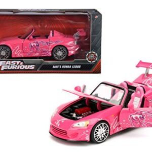 Suki'S 2001 Honda S2000 - 2 Fast 2 Furious 1:24 Diecast Model