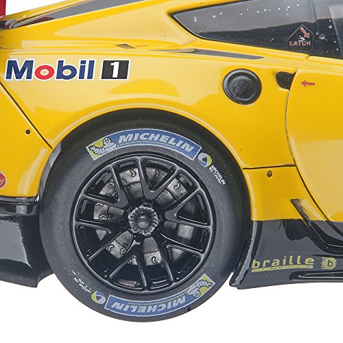 Revell 85-4304 Chevy Corvette C7.R Model Car Kit 1:25 Scale 64-Piece Skill Level 4 Plastic Model Building Kit , Yellow