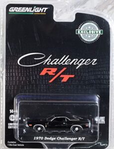 greenlight 1:64 1970 dodg&e challenger r/t 426 hemi – the black ghost (hobby exclusive) 30297 [shipping from canada]