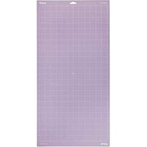 cricut stronggrip cricut cutting mat 12in x 24in, craft cutting mat for maker & explore, use with heavyweight materials – specialty cardstock & more, reusable, clear protective film (1 count)
