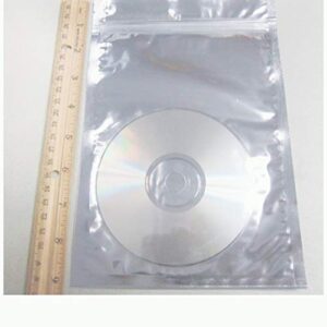 50 Silver Aluminum Foil Mylar 6x8 inches Recloseable Bag Clear Front AL-3 US Seller Ship Fast…