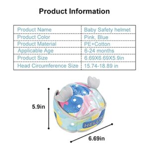 AIKSSOO Baby Safety Helmet Infant Adjustable Head Protector Soft Headguard for Toddler Learning to Walk