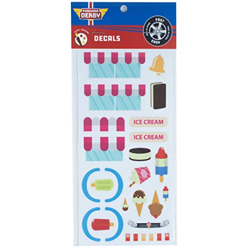 Pinewood Derby Pre Cut Ice Cream Truck Decals